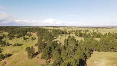 Aerial-view-of-Weston-Hills-Recreation-Area-with-its-network-of-dirt-roads-among-vast-fields-of-grass-and-trees