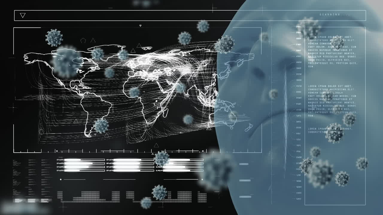 크리스마스 트리 와 봉투 아이콘 이 떨어지는 애니메이션