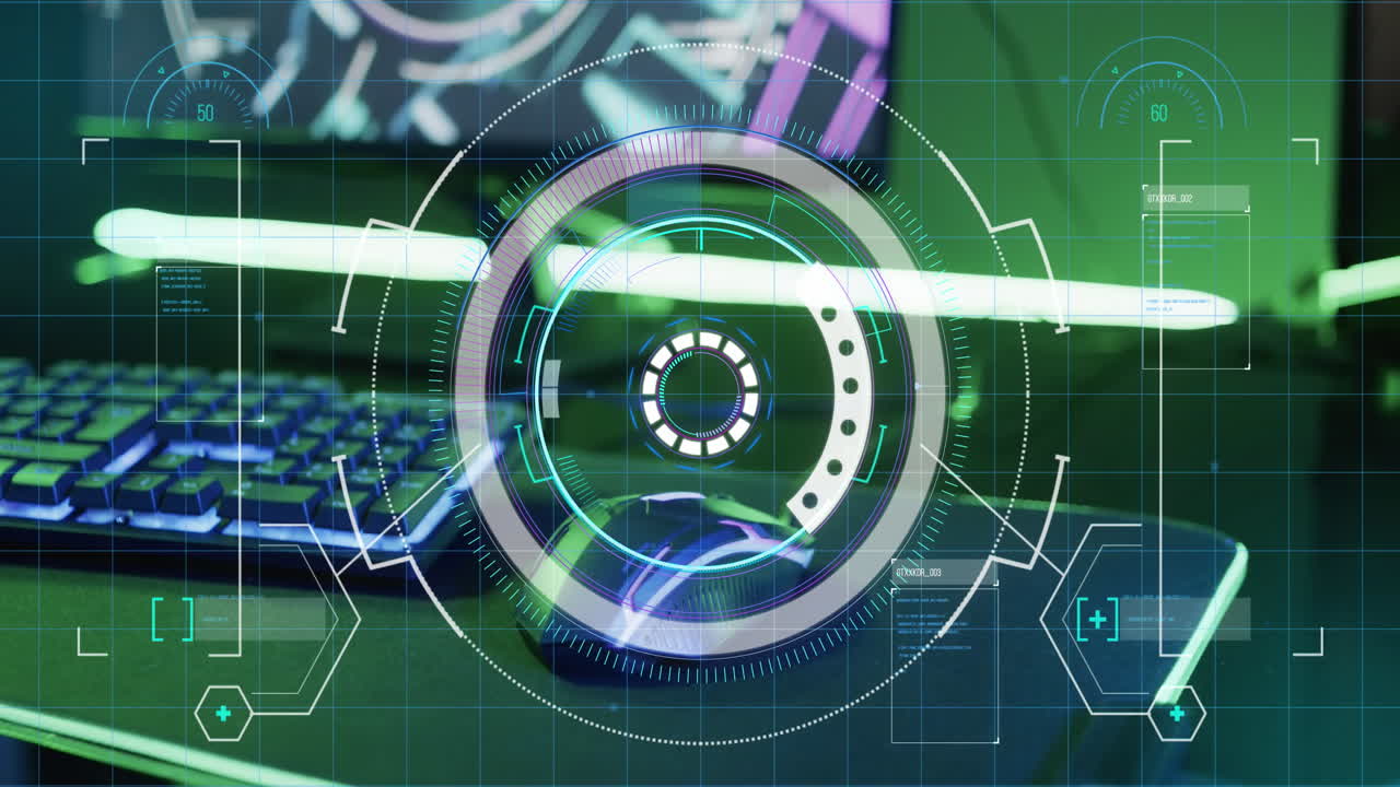 animación del alcance y procesamiento de datos sobre equipos informáticos de videojuegos