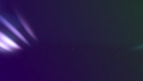 animación de un paisaje de invierno con aurora boreal sobre un fondo azul