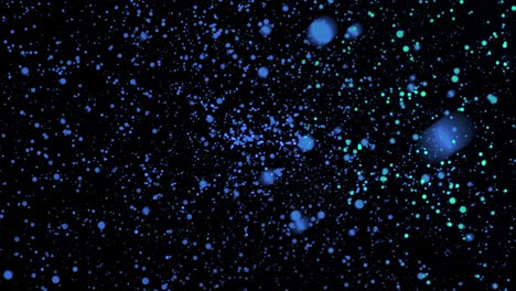 el fondo de partículas abstractas