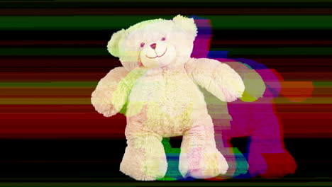 cream colored stuffed teddy bear