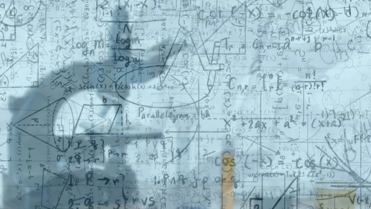 수학 방정식의 애니메이션을 교실에서 현미경으로