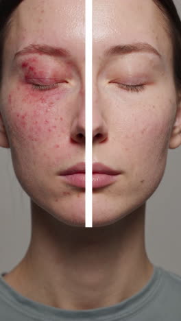 before and after acne treatment