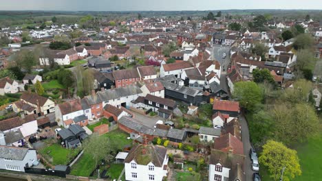 essex town of great dunmow essex uk aerial footage 4k