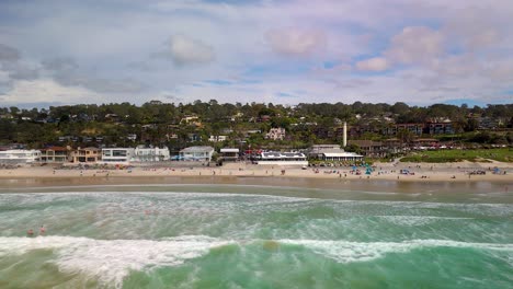 ciudad turística costera de del mar en el condado de san diego, california, estados unidos