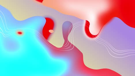 abstracto líquido púrpura colorido gradiente línea lisa fondo.mp4