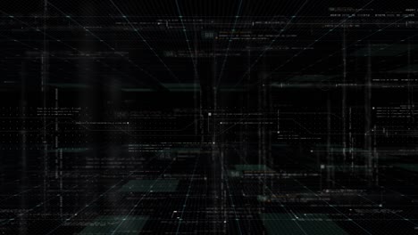 futuristic matrix cyber environment
