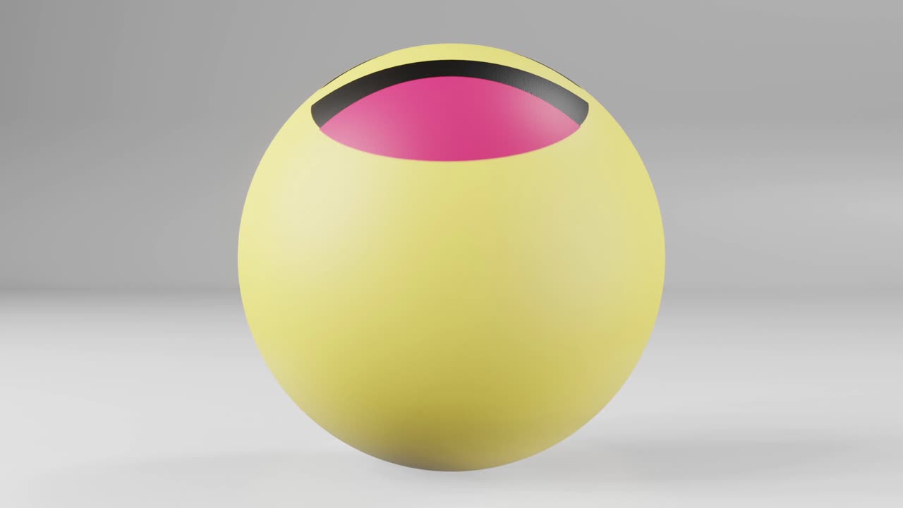 jaja reacción botón de facebook en forma de pelota de goma gigante rodando