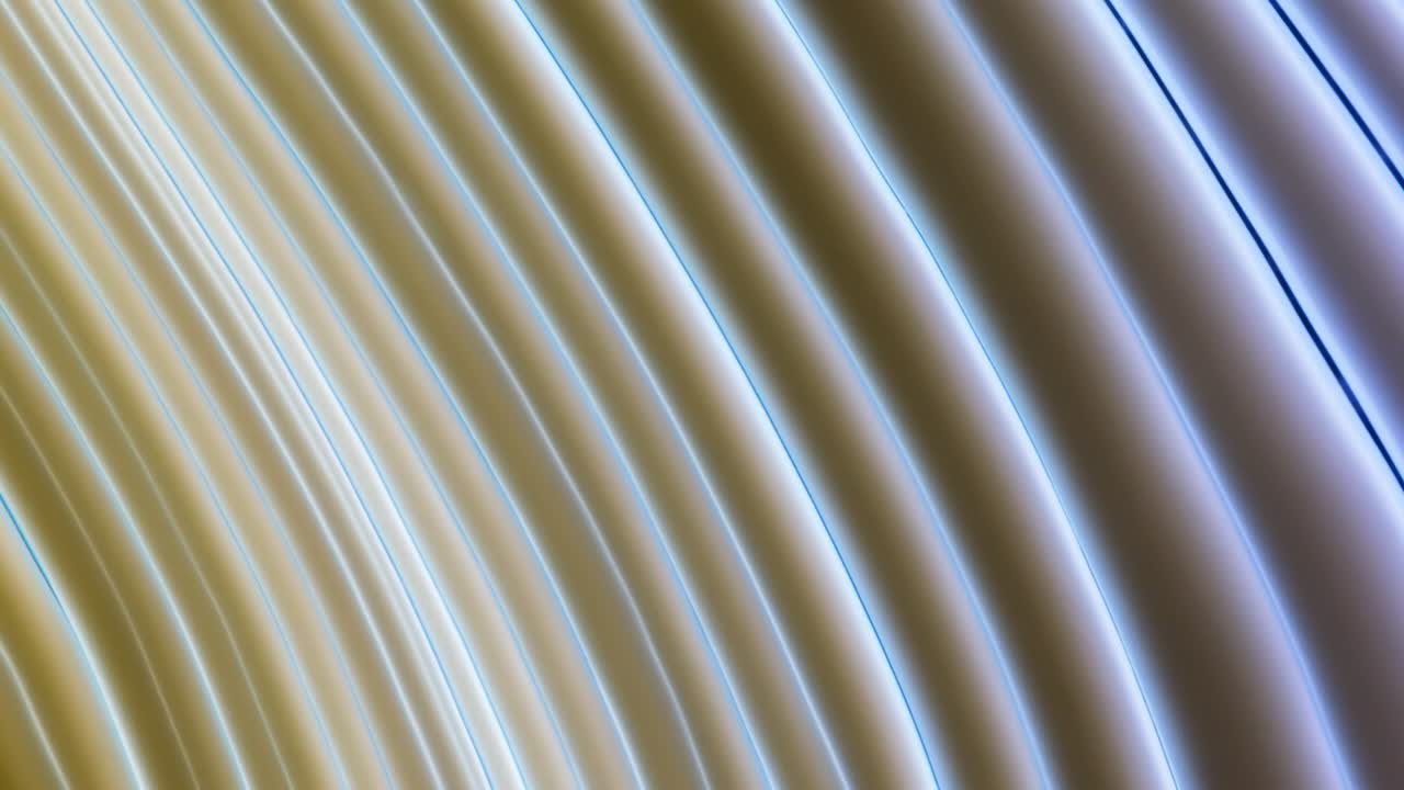 Bright futuristic abstract motion background with beautiful glowing neon colorful lines with gradient. Seamless looping. 4K video animation high quality.
