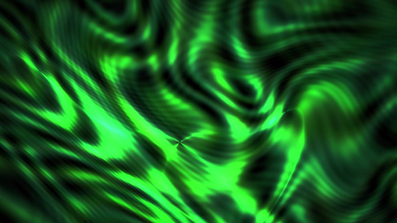 Fluxo de Energia Abstrata Verde Vibrante em Loop Contínuo