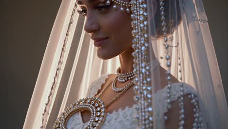 indian bride portrait