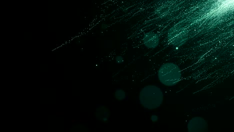 partículas de polvo abstracto luz bokeh títulos de movimiento bucle de fondo cinematográfico