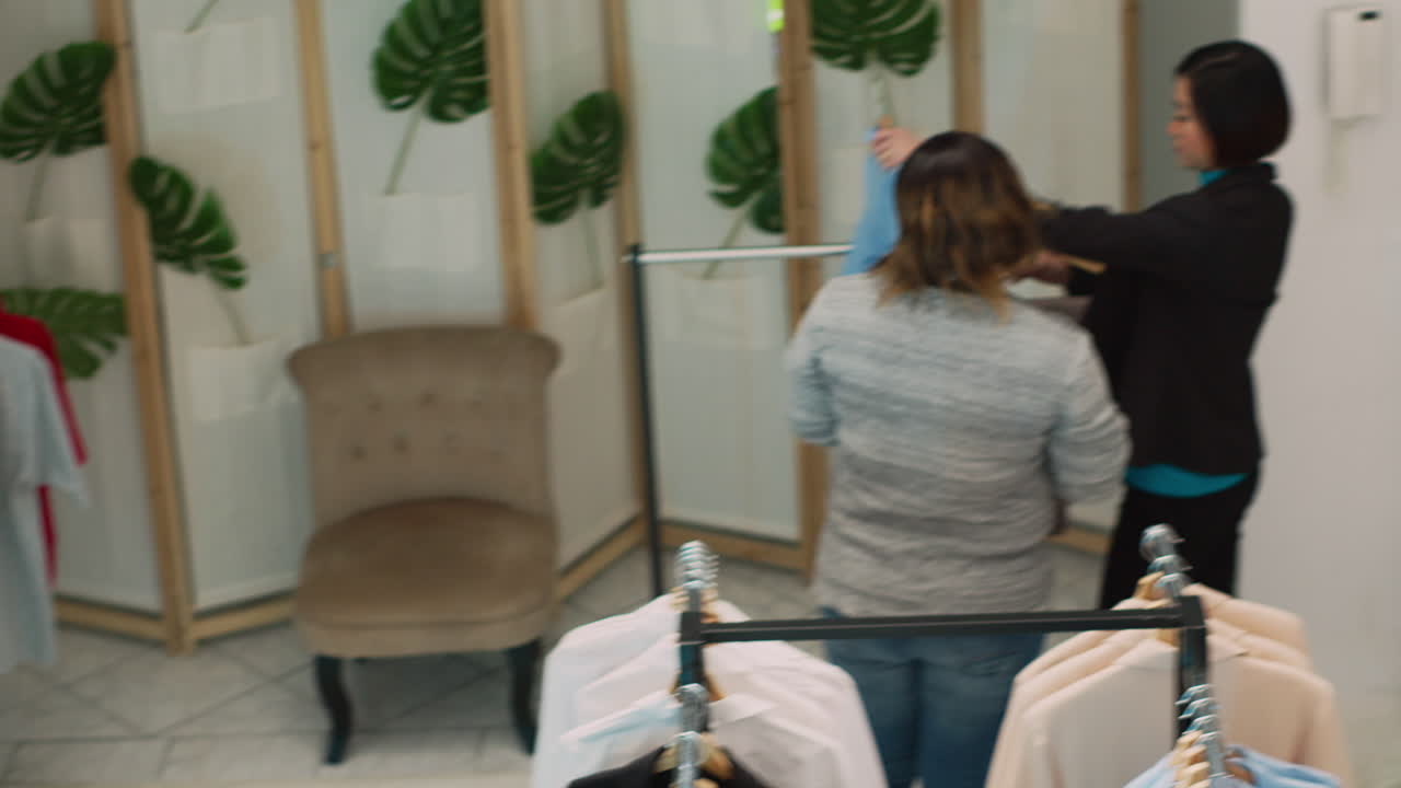 Men's Fashion Retail Store with Mannequin