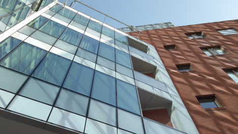 modern architecture of urban buildings