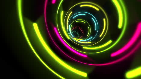 motion colorful neon lines abstract background 29