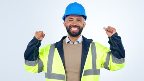 Construction,-worker,-winner-or-man-for-success