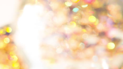 Bokeh from Glitter of Gold Placer