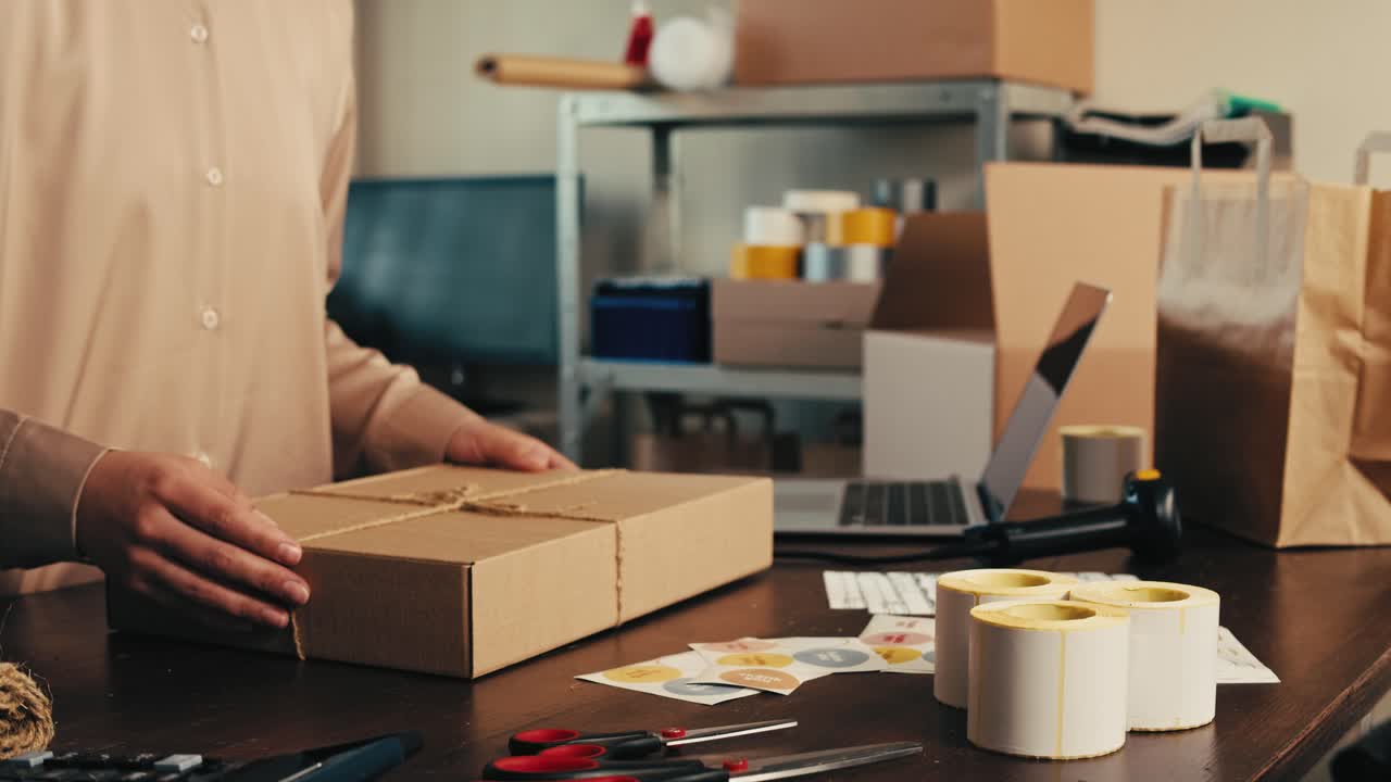 Preparing and Packaging Orders in a Small Business Setting