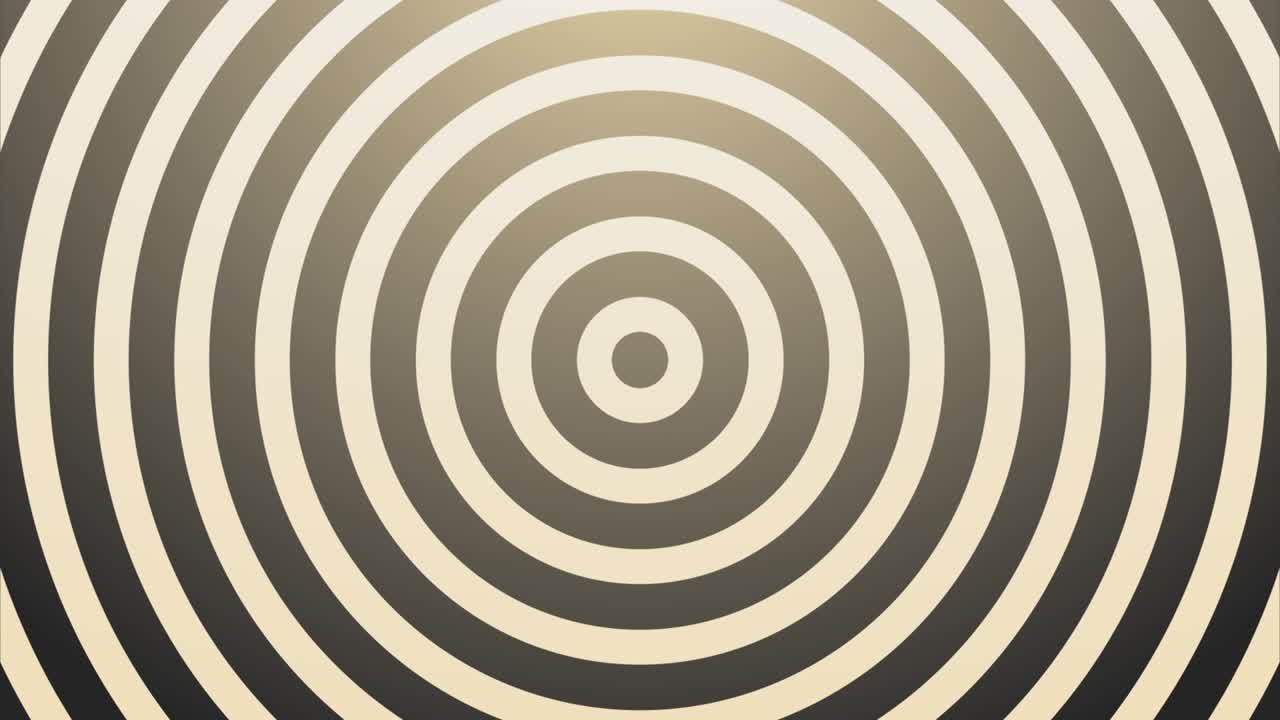 Bright circle rings abstract video animation 4k