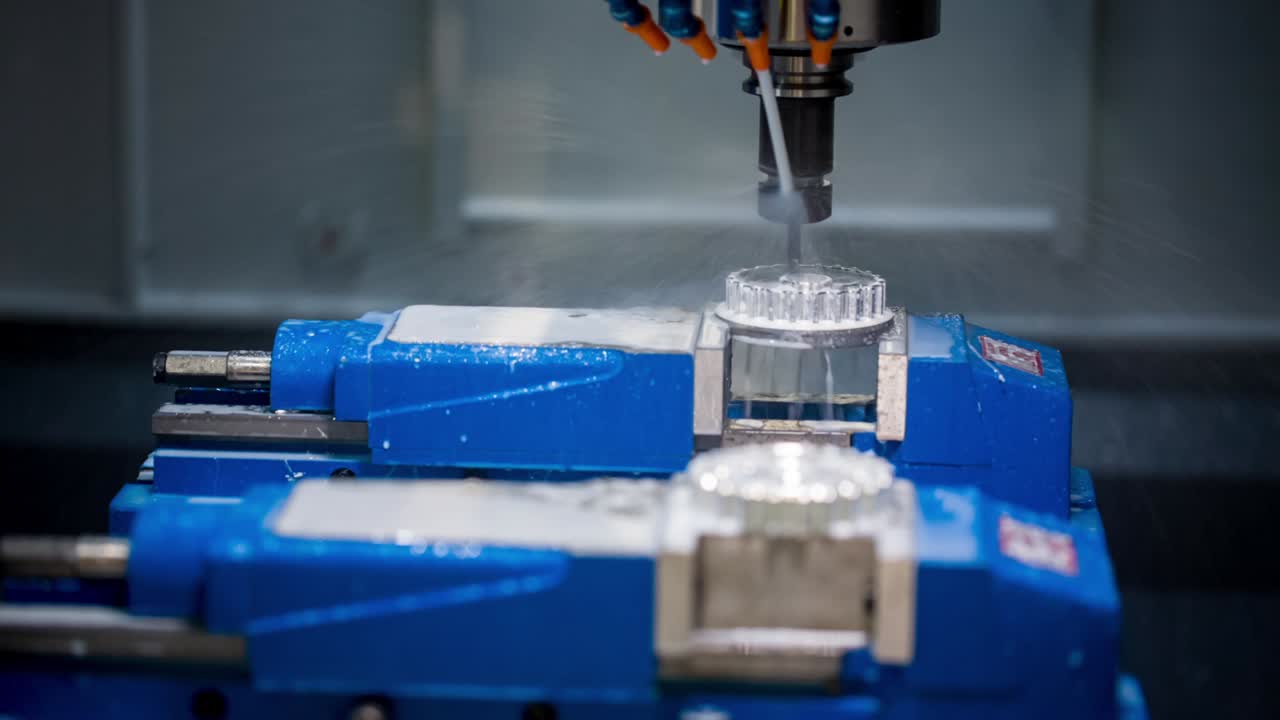 금속 가공 cnc 밀링 머신.