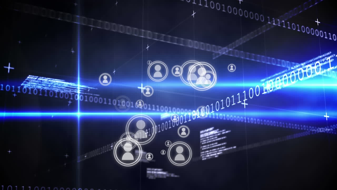 Social media connection and binary codes