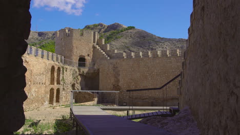 the atalaya castle in villena, province of alicante, southern spain