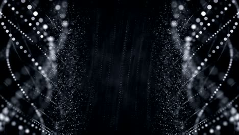 fondo abstracto en espiral de 4k. pared de video en color completo. resumen sin costuras