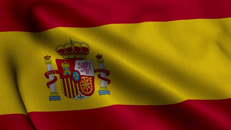 spain satin flag