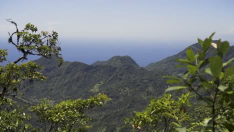 Wide-shot-of-mountains-and-the-ocean