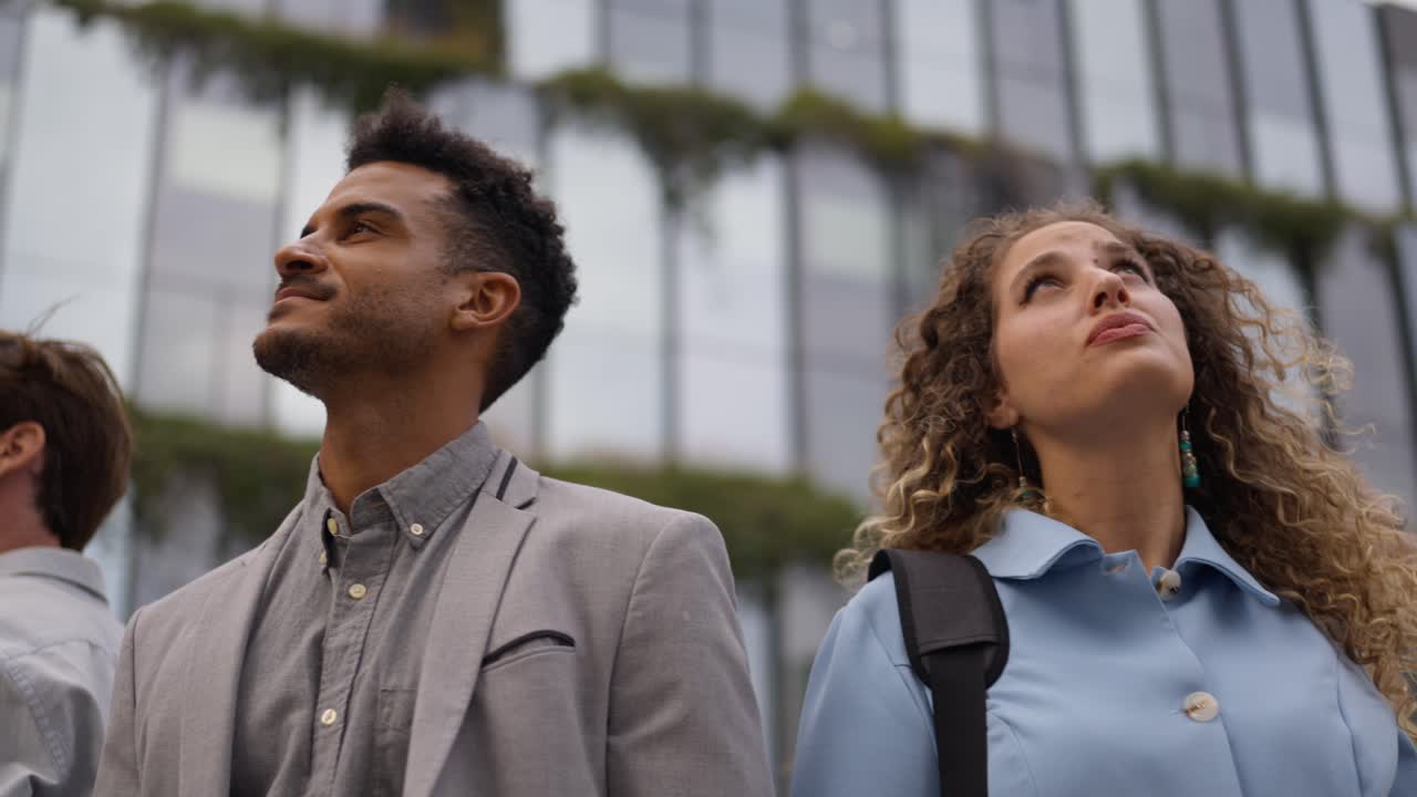 Group of business people in the city