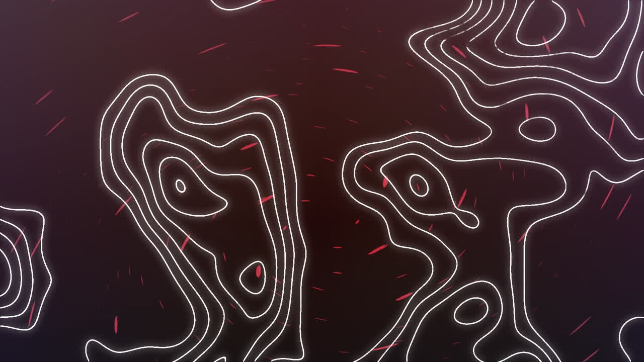 animación de líneas blancas sobre fondo púrpura