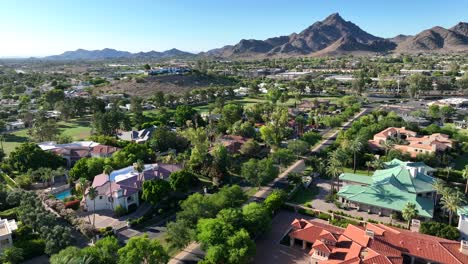 mansions in country club neighborhood in arizona