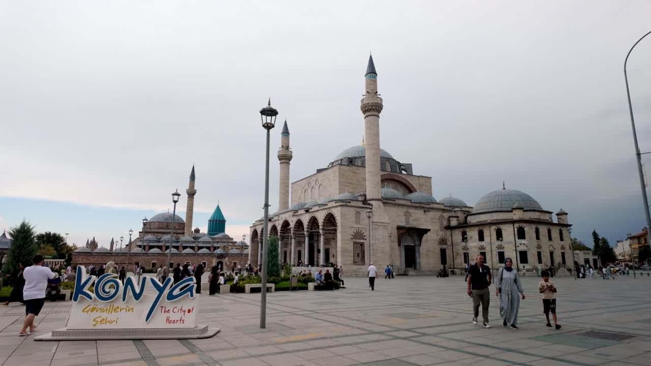 The Selimiye Mosque stands tall in Konya, displaying Ottoman grandeur with its intricate dome and towering minarets.