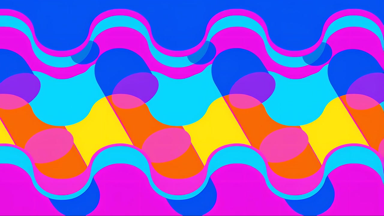 Fundo Abstrato Colorido em Movimento 4K