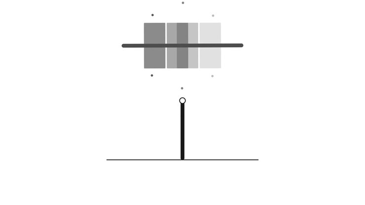 Abstract Minimalist Animation of Geometric Shapes Rotating and Aligning