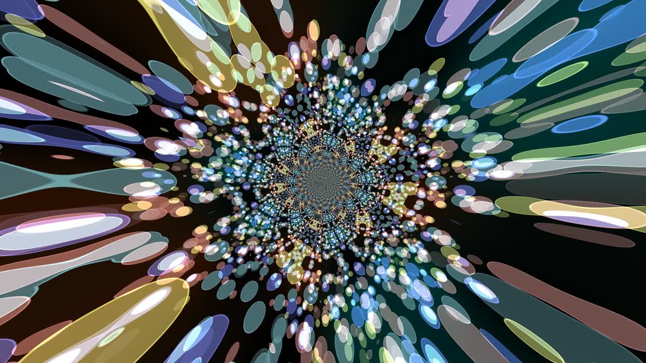 abstract arco iris araña borrón burbuja dimensión de reflexión bokeh fondo de pantalla oscura