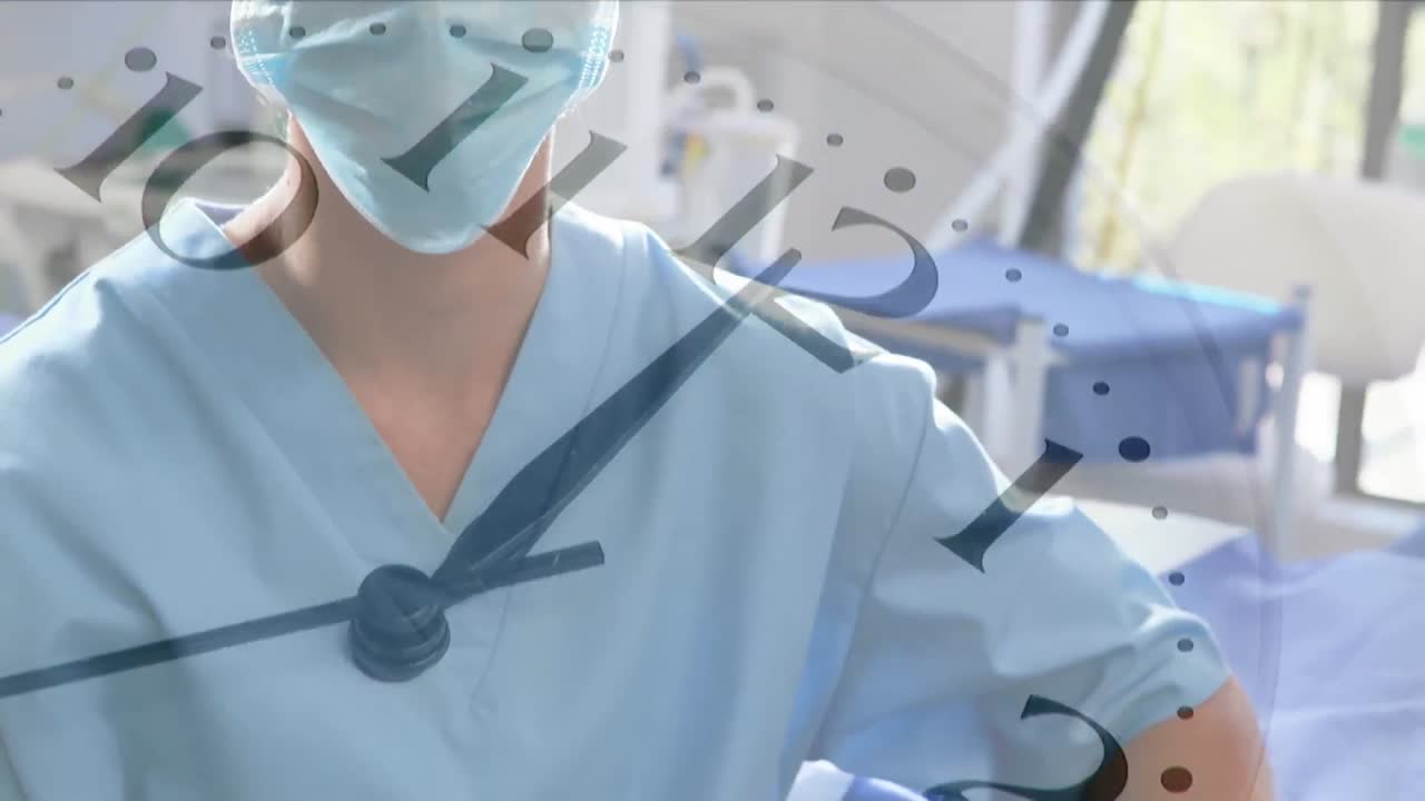 핀란드 발의 애니메이션과 병원의 남성 의사 핀란드 병원