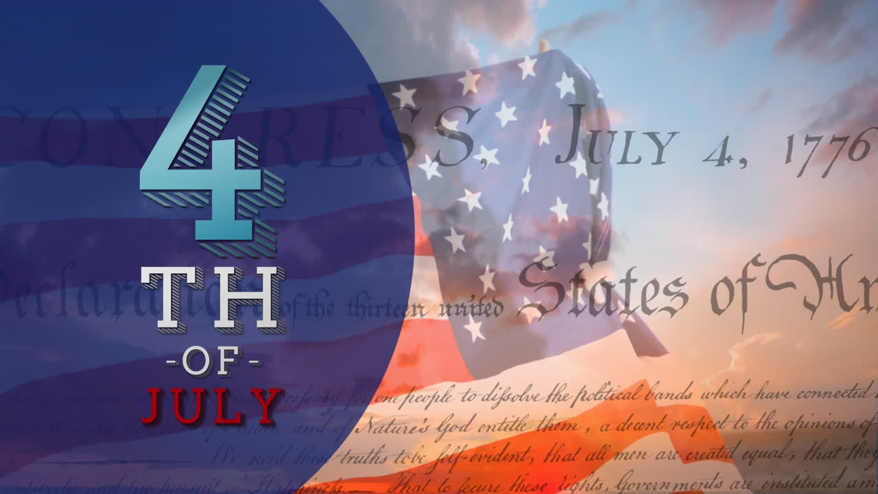 7월 4일 미국 독립선언서와 발