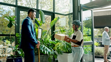 package delivery in office