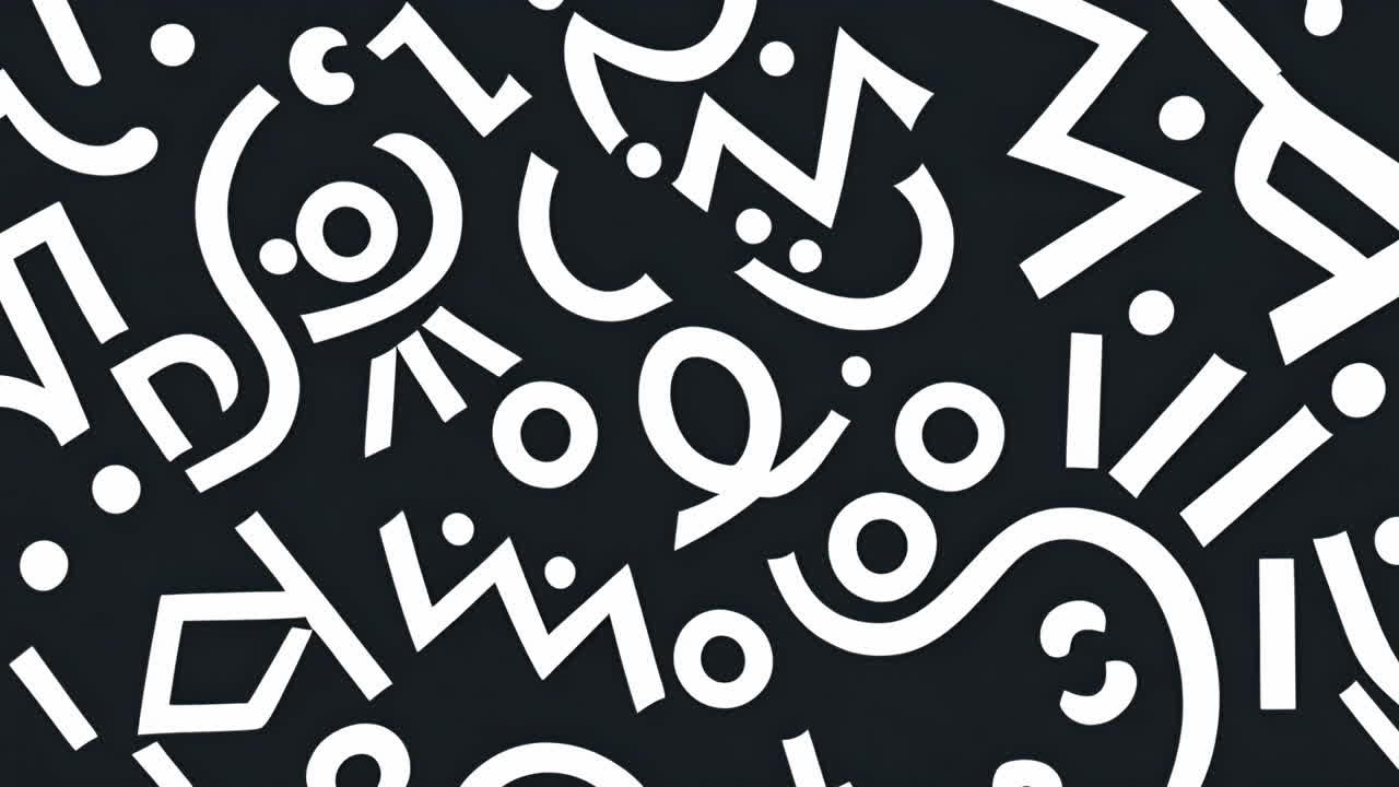 patrón geométrico abstracto en blanco y negro