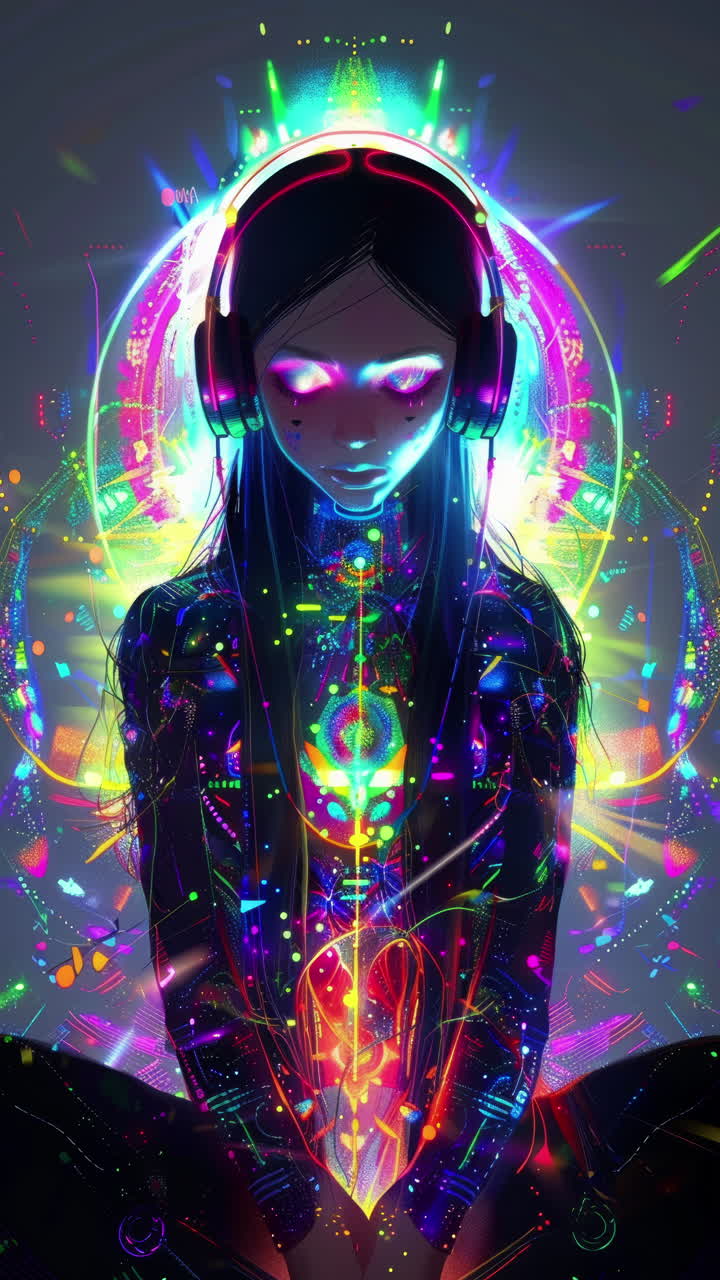 beautiful cosmic fashion models made with AI