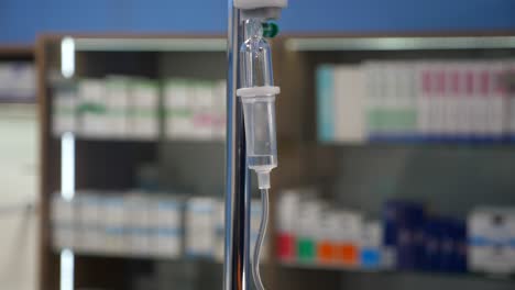 Close-up-of-a-medical-drip-bag