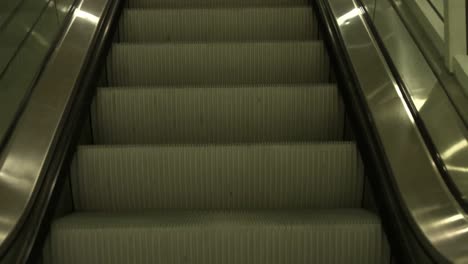 escalator in shopping mall