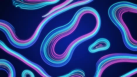 líneas de neón abstractas