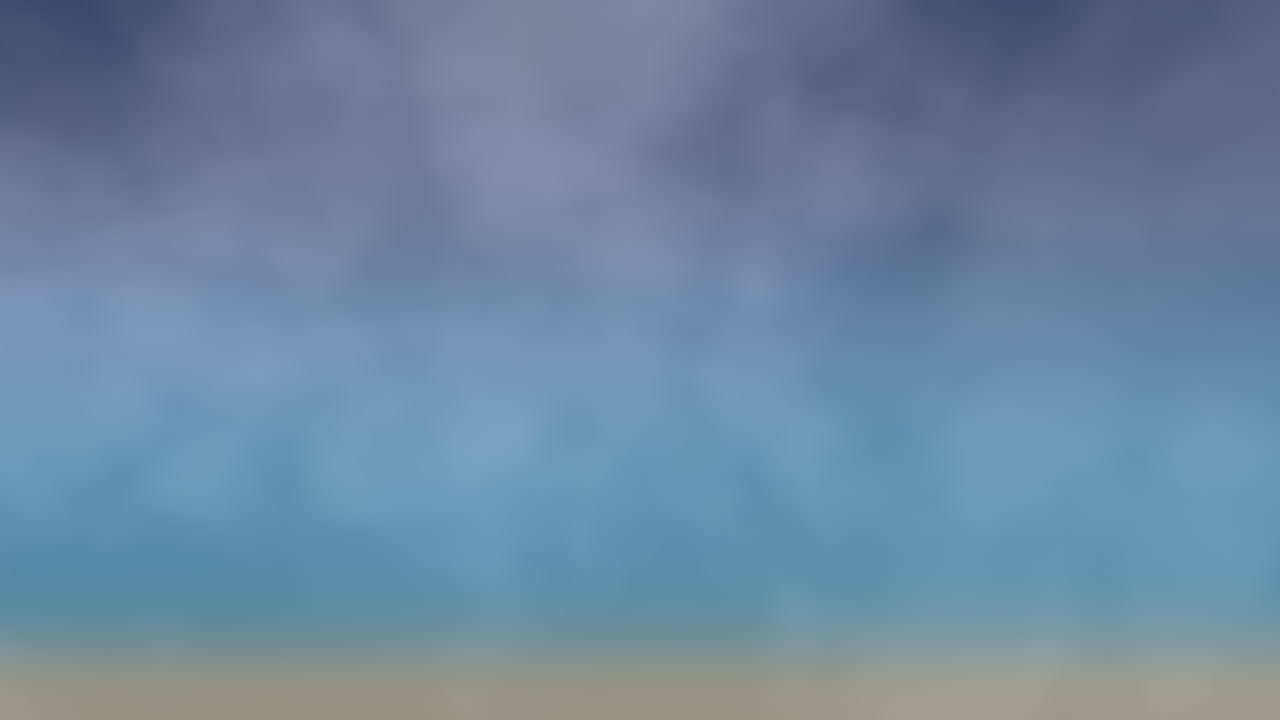 tranquila escapada costera serena playa de arena bajo el cielo azul