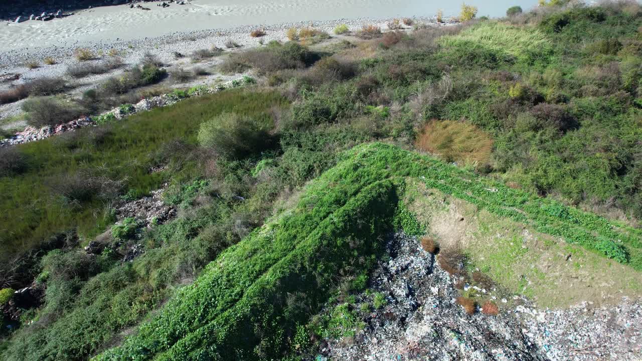 Vjosa Natural Park Crisis: Landfill Urban Waste Pollutes Protected River, Destroying Ecosystem and Wildlife