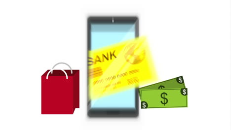 diseño de iconos financieros, animación de video