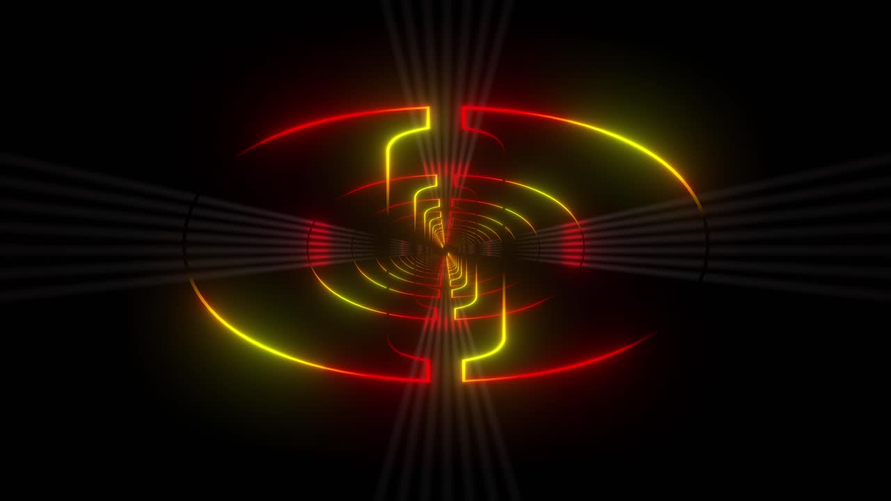 imágenes abstractas de túnel de neón