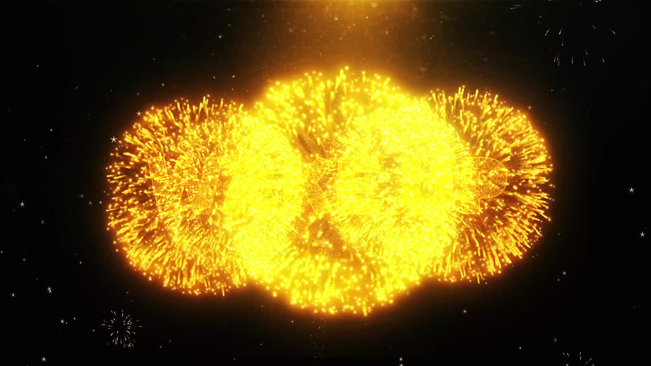 Wake Up! Fireworks Celebration Graphic